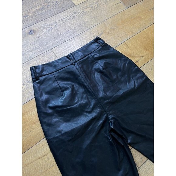 More to Come Alani Faux Leather  Pant Black Women's Size Large - Picture 8 of 9